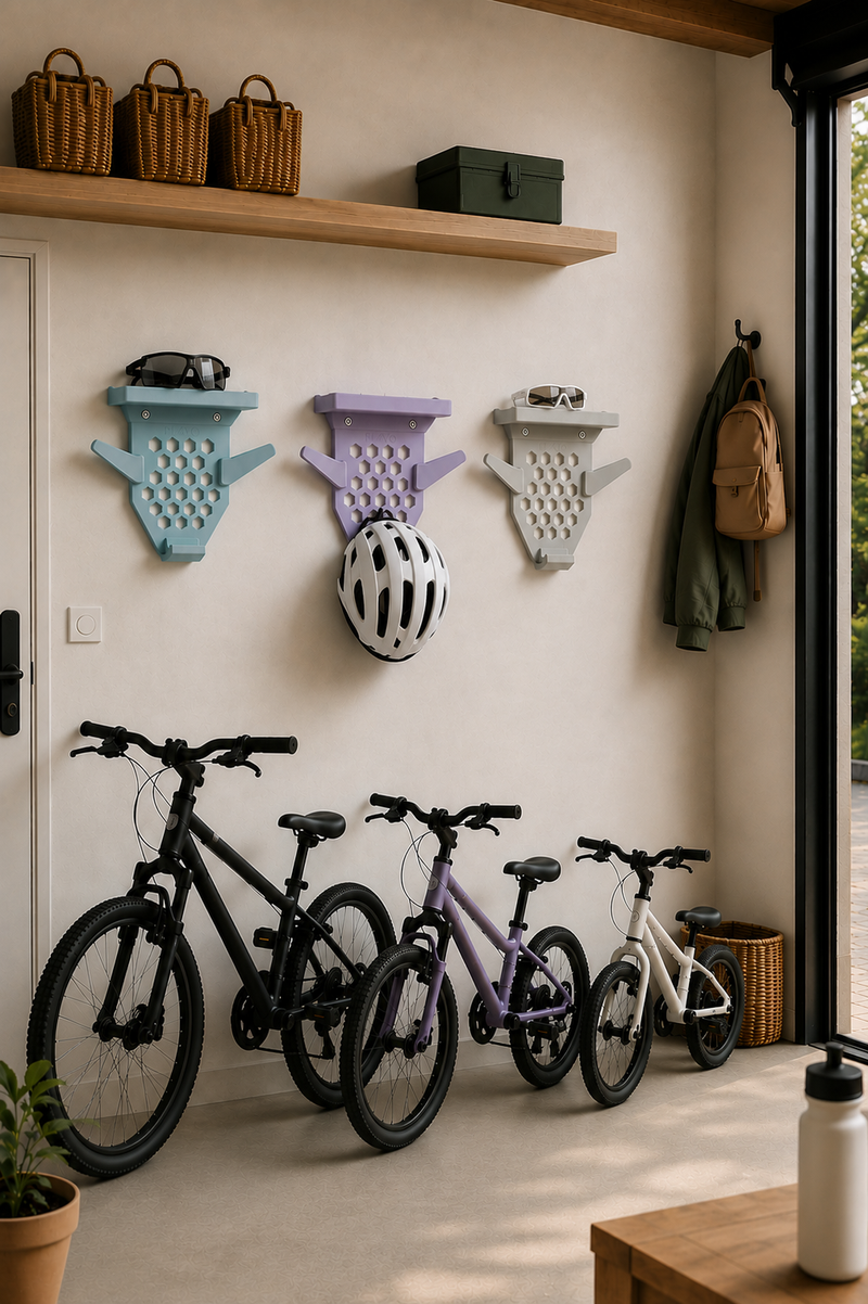 Installation familiale dans un garage